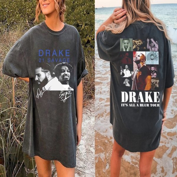 Drake 21 Savage Tour 2024 2025 Vintage Shirt, Drake Tour Merch, Drake 21 Savage Tour 2024 2025 Merch, 21 Savage Merch