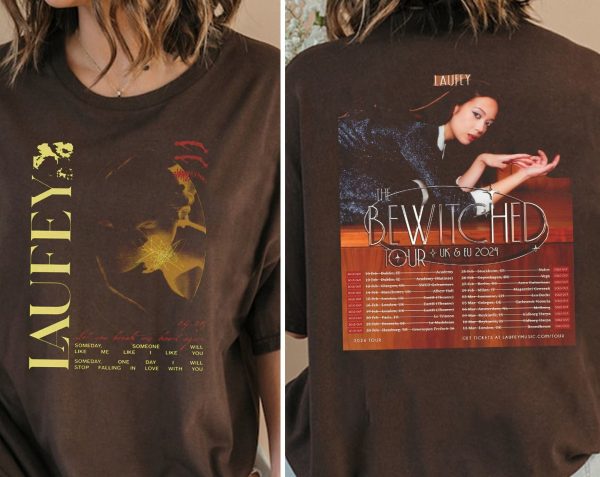 Laufey the bewitched tour 2024 2025 Shirt, Laufey Merch Shirt, Laufey Fan Gift Shirt, Laufey the be, witched tour 2024 2025, laufey music shirt