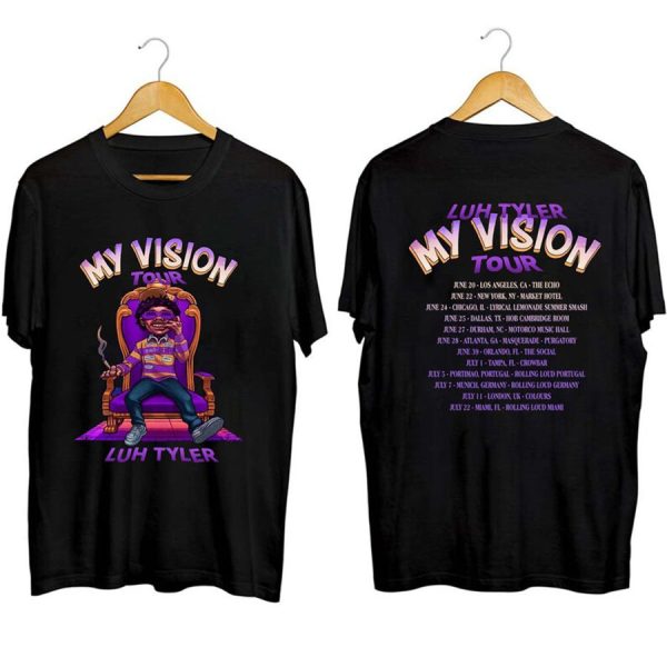 Luh Tyler My Vision Tour 2024 2025 Shirt, Luh Tyler 2024 2025 Concert Shirt