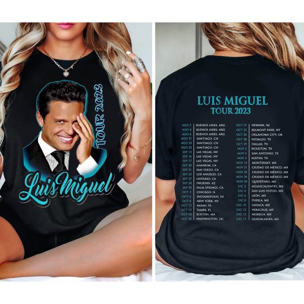 Luis Miguel Tour 2024 2025 Shirt, Luis Miguel Shirt, Luis Miguel Concert tee
