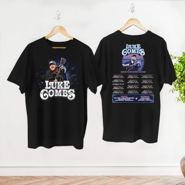 Luke Combs 2024 Tour shirt, Luke Combs Merch, Luke Combs Growing Up and Getting Old tour shirt, Graphic Luke Combs Shirt