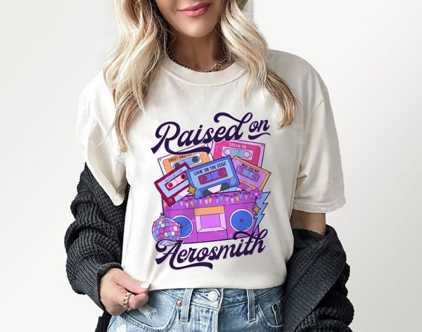 Raised on Aerosmith Music Shirt