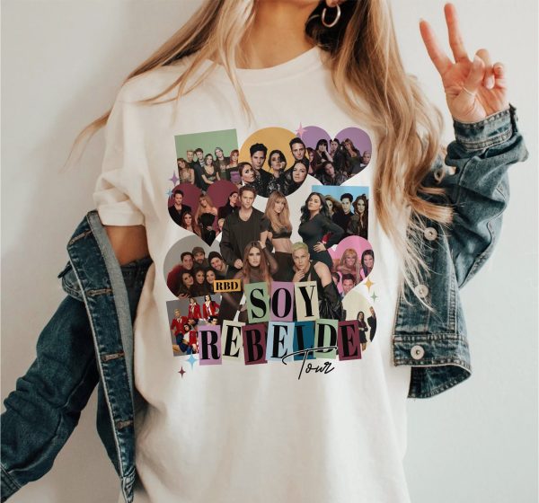 RBD Touring Tshirt, RBD Soy Rebelde The Eras Tour Shirt, Besame Sin Miedo Rbd, Rebelde Merch Comfort Color Sweatshirt
