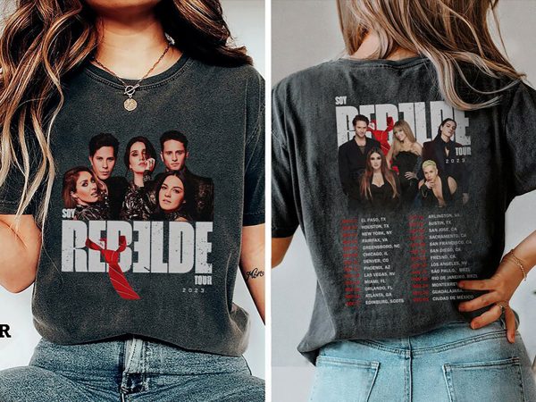 Rebelde T-shirt, Rebelde Tour 2024 2025 shirt, Rebelde World Tour 2024 2025 tshirt