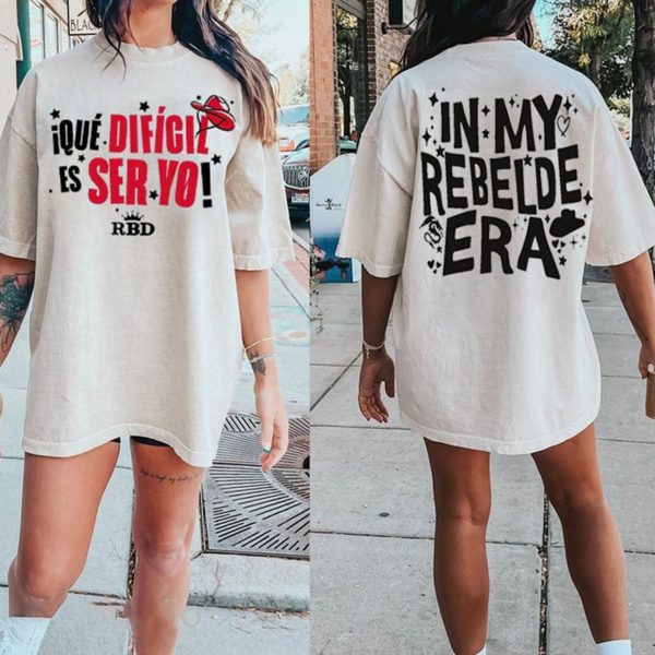 Rebelde tour 2024 2025 shirt, Soy Rebelde Tour Shirt