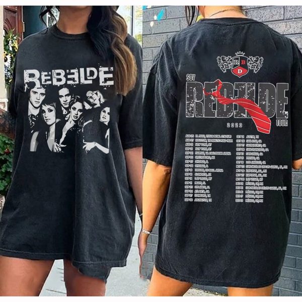 Rebelde Tour TShirt, Besame Sin Miedo RBD Soy Rebelde Tour 2024 2025 Shirt, Rebelde Merch