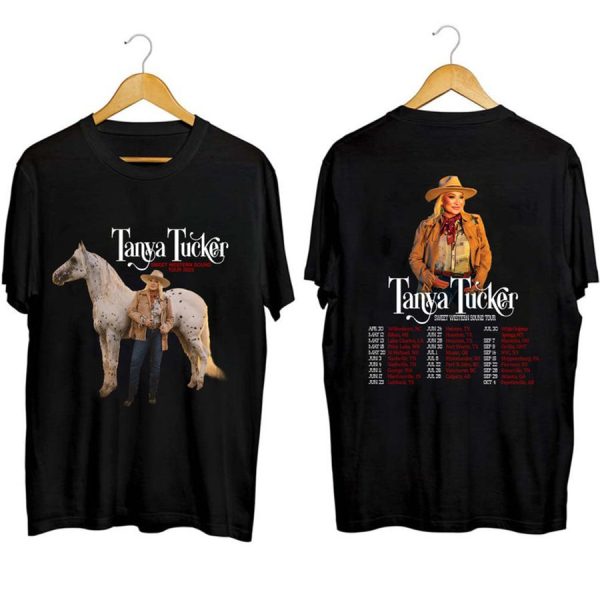 Tanya Tucker Sweet Western Sound Tour 2024 2025 Shirt, Tanya Tucker Shirt, Tanya Tucker Country Music Tour Shirt