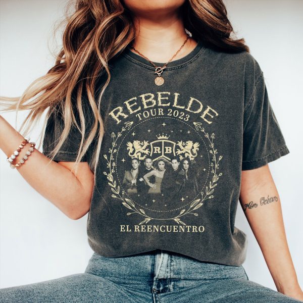 Vintage Rebelde Shirt, Rebelde Music Tour 2024 2025 Shirt