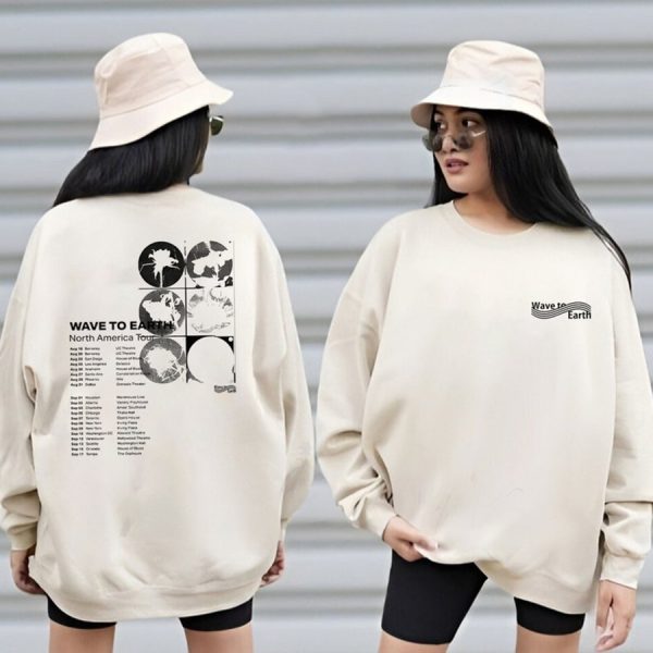Wave to Earth Tour 2024 2025 Shirt, Wave to Earth Tour sweatshirt