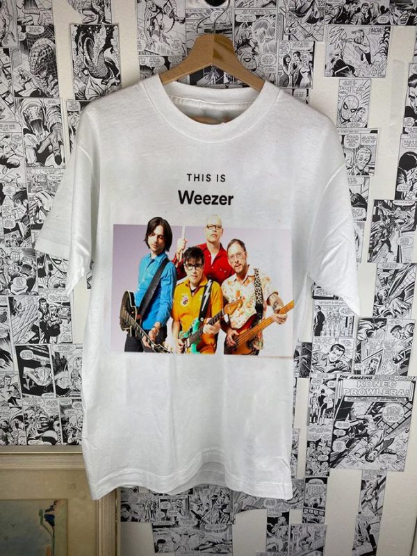 Weezer Guitar Riff Shirt, Weezer Tour 2024 2025 Shirt, Weezer Blue Album Shirt