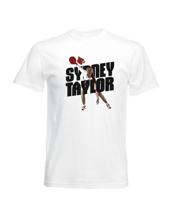 Sydney Taylor Louisville Cardinals Basketball Cartoon T Shirt - Image 2