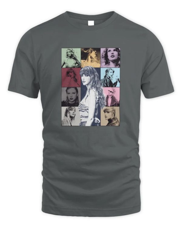 Taylor Swift The Eras Tour Gray T-Shirt - Image 2