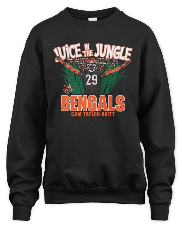 Homage Shop Cincinnati Bengals Cam Taylor-Britt Shirt - Image 3