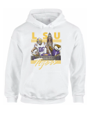 LSU Tiger Football Mason Taylor Collegiate Landmarks Hoodie