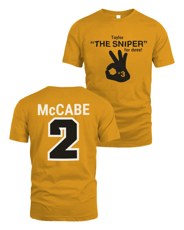 Iowa Hawkeyes Taylor The Sniper Mccabe T Shirt - Image 2