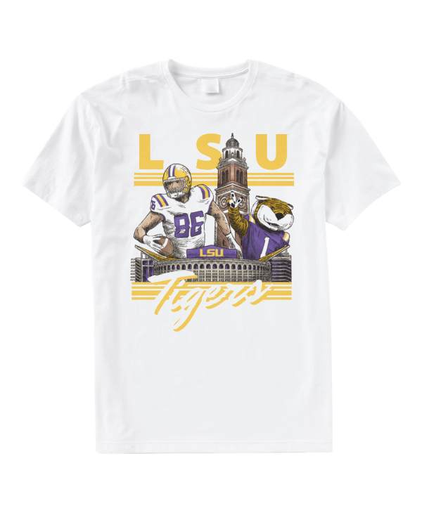 LSU Tiger Mason Taylor Collegiate Landmarks T Shirt