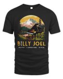Billy Joel 5-24-24 Seattle Mountain Event Black Tee Shirt
