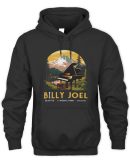Billy Joel 5-24-24 Seattle Mountain Event Black Tee Shirt
