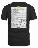 Official Billy Joel 5-24-24 Seattle Set List Tee Shirt
