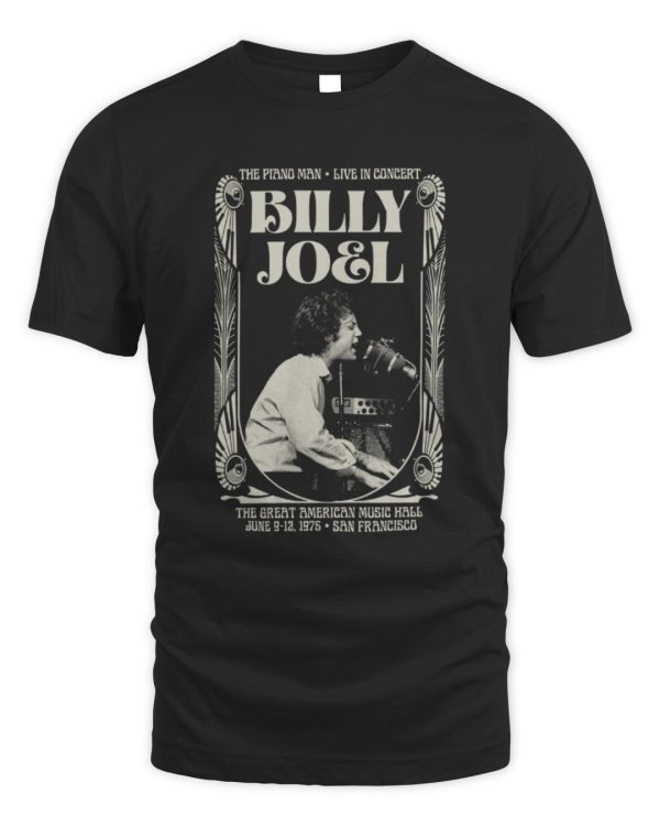 Billy Joel Online Store Billy Joel Great American Music Hall T Shirt