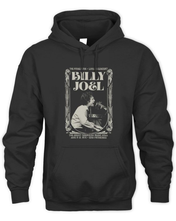 Billy Joel Online Store Billy Joel Great American Music Hall T Shirt - Image 2