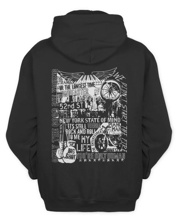 Billy Joel Merchandise Song Titles Shirt - Image 3