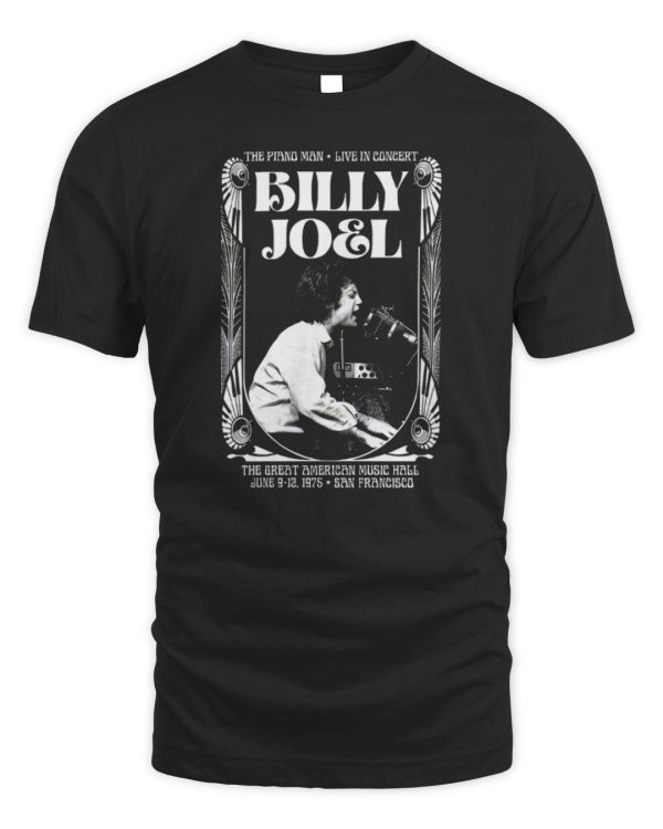 Billy Joel Merchandise Great American Music Hall Shirt