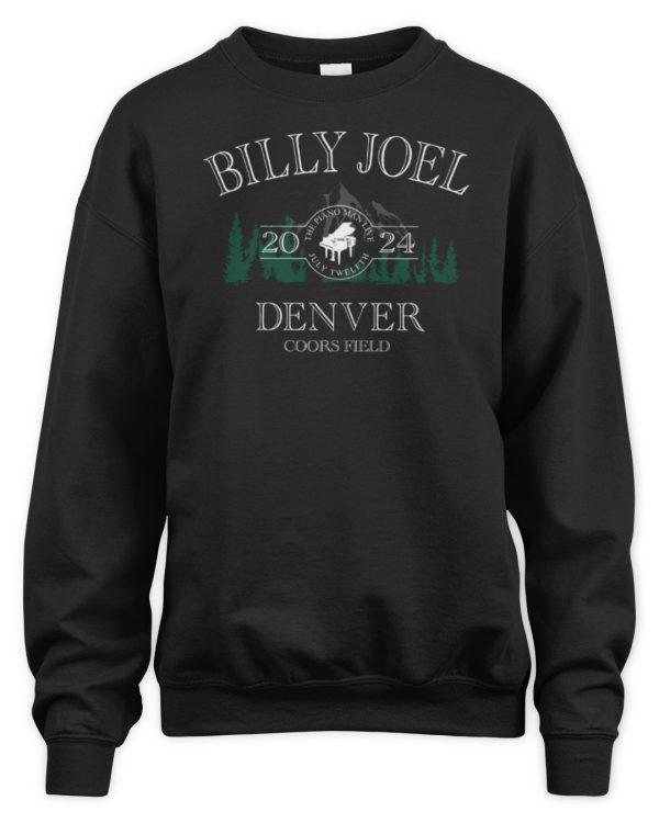 Billy Joel Merchandise 7-12-24 Denver Piano Event Shirt - Image 3