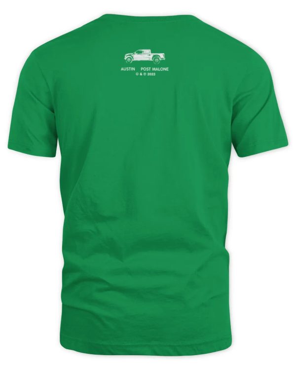 Post Malone Merch Austin Green T-Shirt