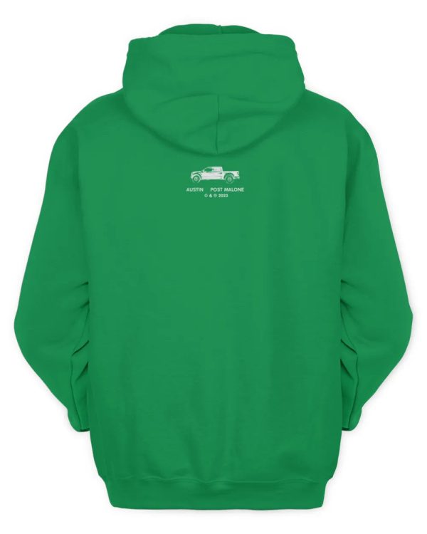Post Malone Merch Austin Green T-Shirt - Image 3
