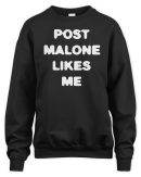 Shop Post Malone Likes Me Hoodie