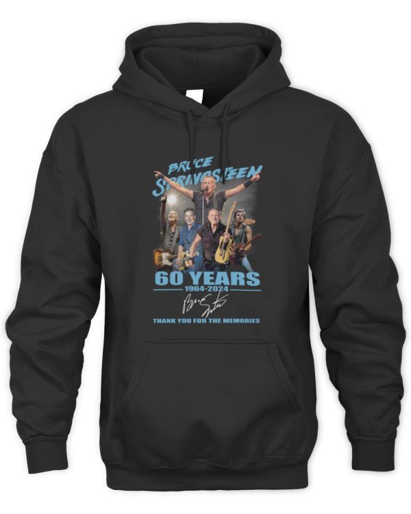 Bruce Springsteen Merch Bruce Springsteen 60 Years Of The Memories 1964-2024 T Shirt - Image 2