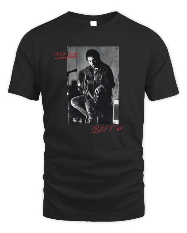Bruce Springsteen Best Of Bruce Springsteen Black Hoodie Sweatshirt - Image 2