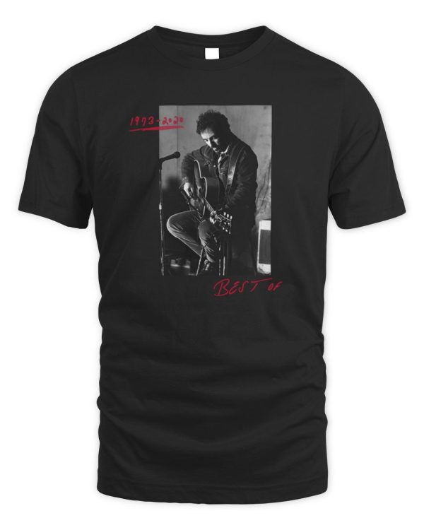 Bruce Springsteen Merch Bruce Springsteen Best Of Bruce Springsteen Black T Shirt