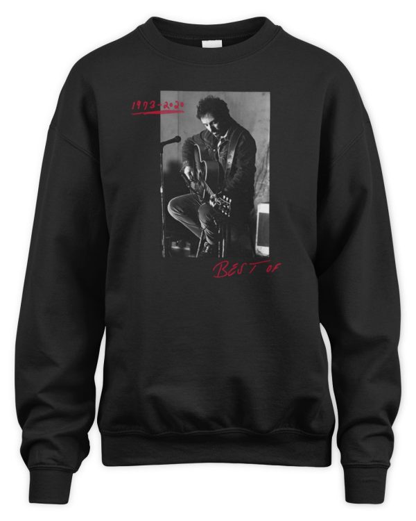 Bruce Springsteen Merch Bruce Springsteen Best Of Bruce Springsteen Black T Shirt - Image 3
