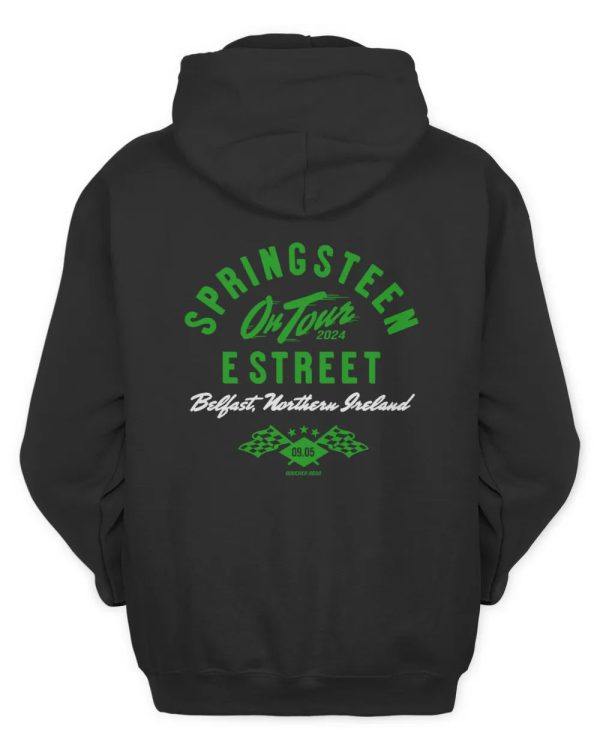 Bruce Springsteen Merch Springsteen And The E-Street Band Belfast 2024 Tour Shirt - Image 3