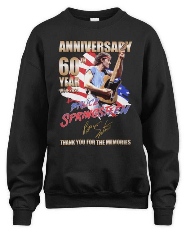 Bruce Springsteen Merch Anniversary 60th Year 1962-2024 Bruce Springsteen Signature Thank You For The Memories - Image 3