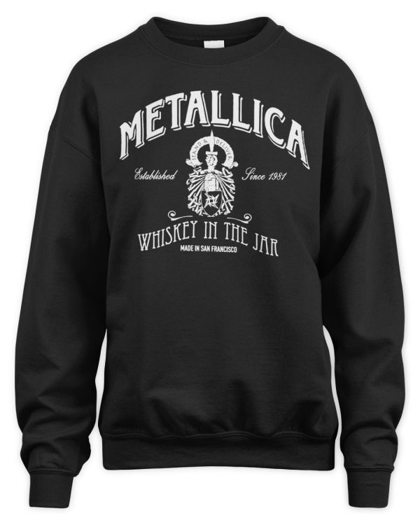 Metallica Merch Whiskey In The Jar Black Longsleeve - Image 3