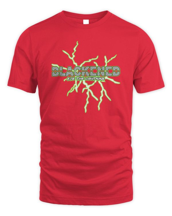 Metallica Merch Blackened Whiskey Rye The Lightning T-Shirt