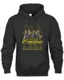 Metallica Merch Metallica 43rd Anniversary 1981-2024 Thank You For The Memories Signatures T Shirt