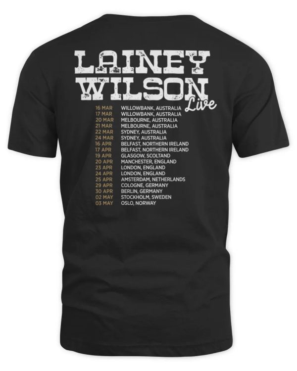 Official Lainey Wilson Admat Brown Hoodie Sweatshirt