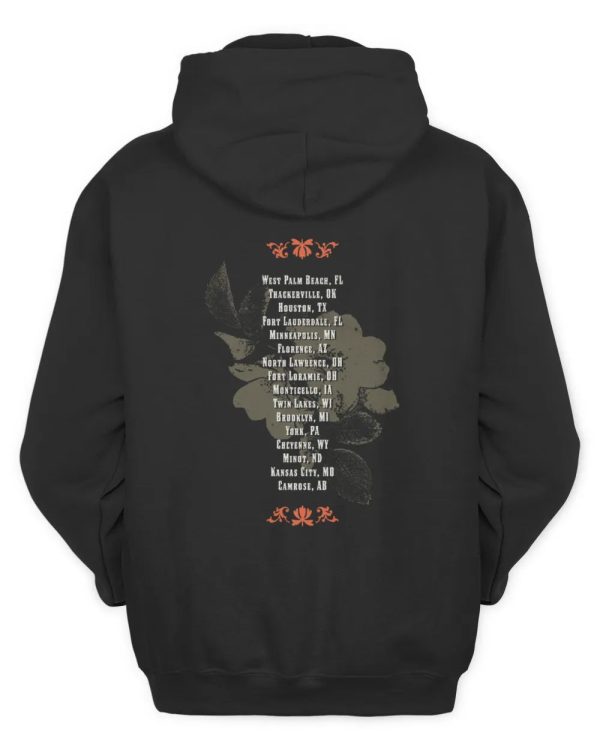 Lainey Wilson Merch Store Floral Portrait Tour T-Shirt - Image 3