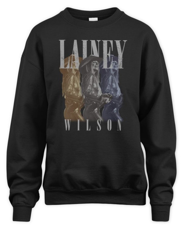 Lainey Wilson Black Overlay Photo T-Shirts - Image 3