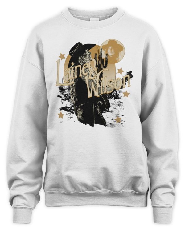 Lainey Wilson Cream Guitar T-Shirts - Image 3