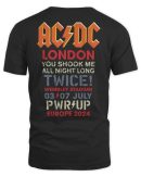 Acdc London Power Up Tour Shirt
