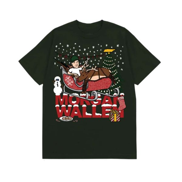 Morgan Wallen Reindeer Sleigh Shirt - Image 3
