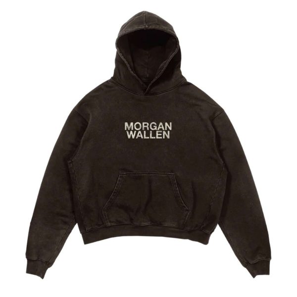 Morgan Wallen Live Photo Brown Hoodie - Image 2