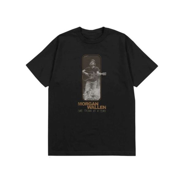Morgan Wallen Guitar Tracklist Black T-Shirt