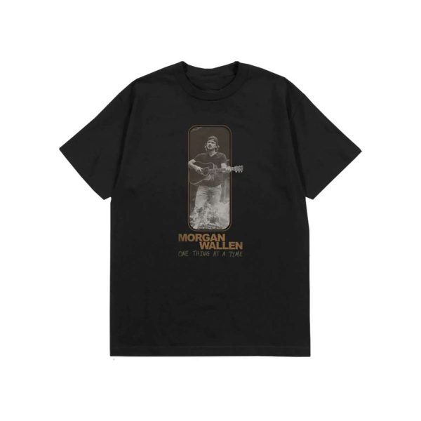 Morgan Wallen Guitar Tracklist Black T-Shirt - Image 2