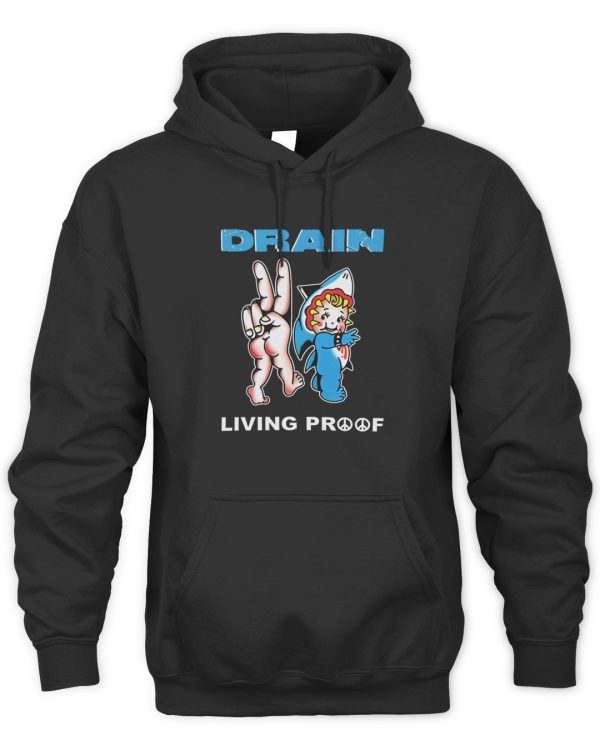 Official Drain Kewpie Flash Black Tshirts Reebedo Shirt - Image 2